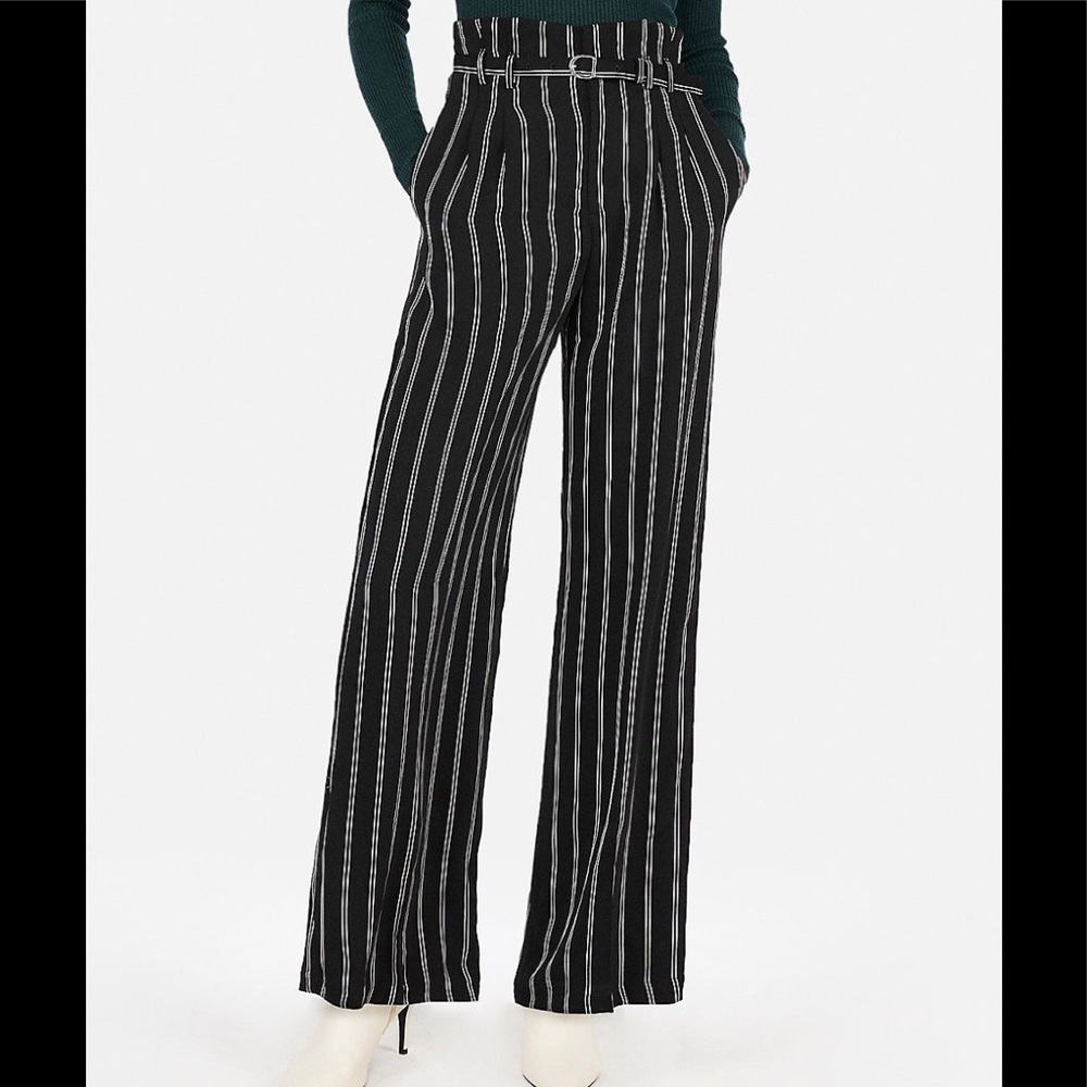 Express High Waisted Wide Leg Pants